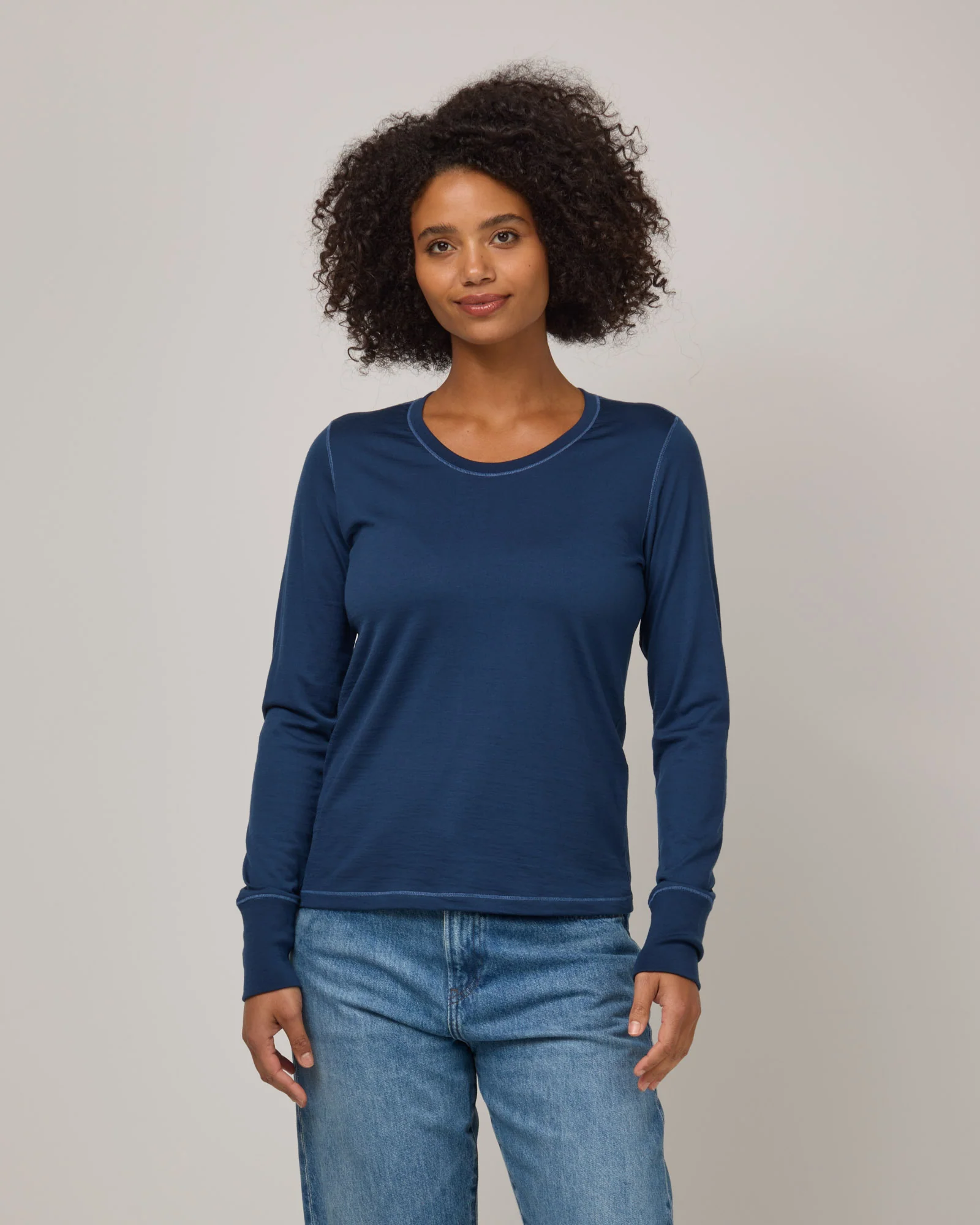 Billie Tonal Stitch Tee - Image 2