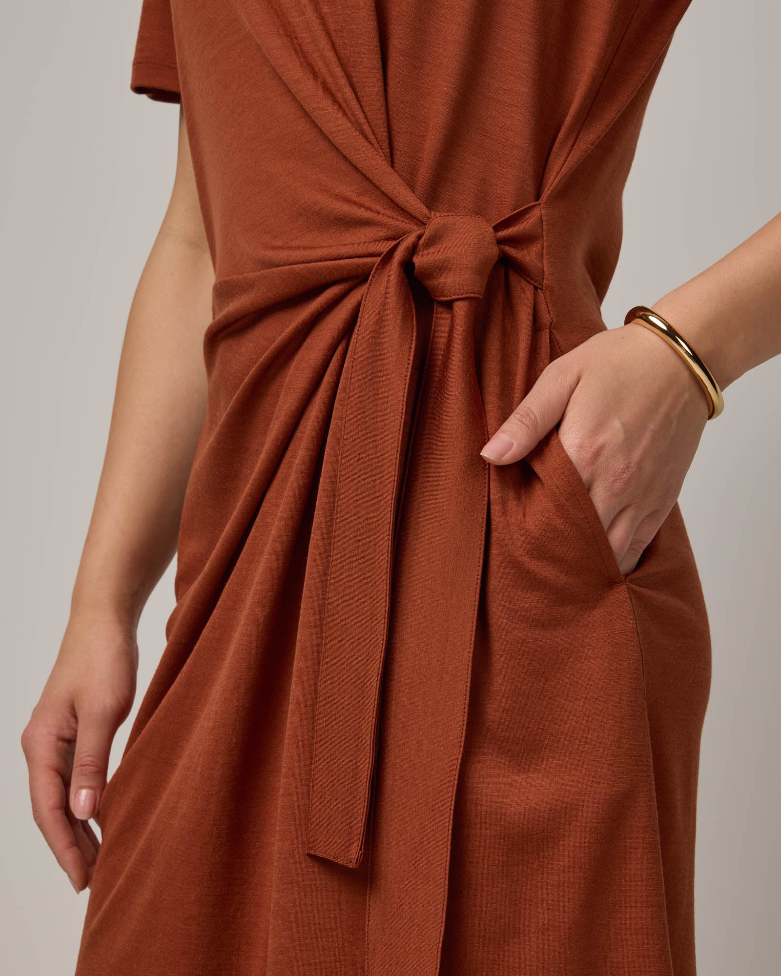 Kelly Faux Tie Dress - Image 2