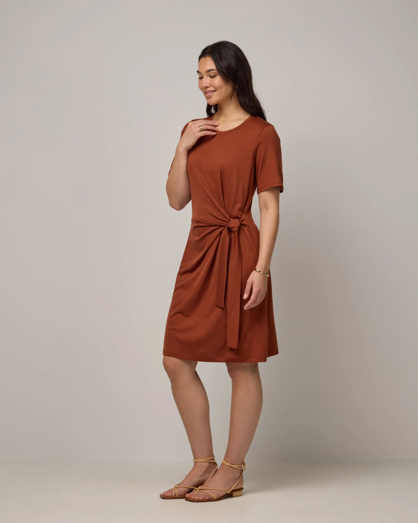 Kelly Faux Tie Dress - Image 3