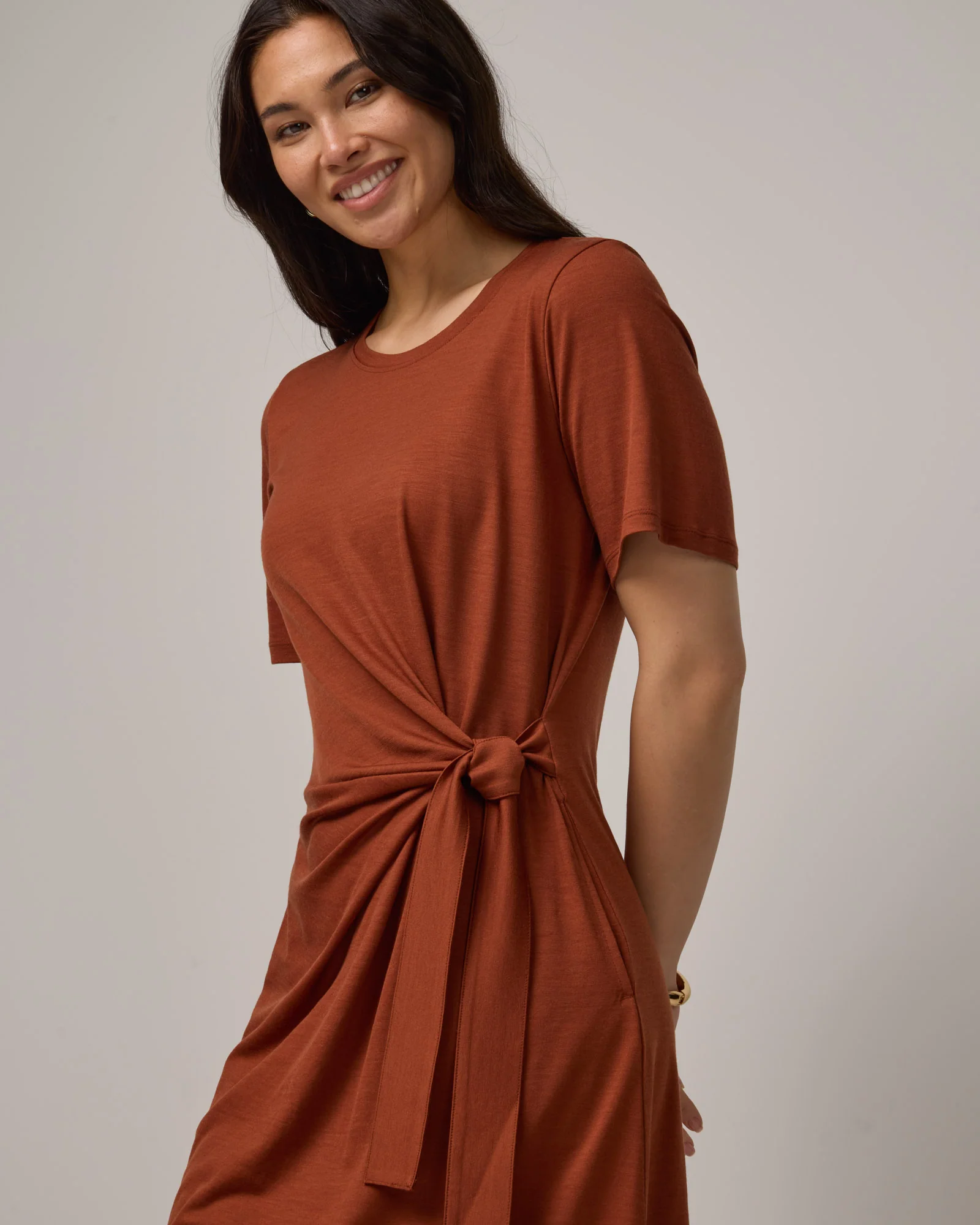 Kelly Faux Tie Dress - Image 5