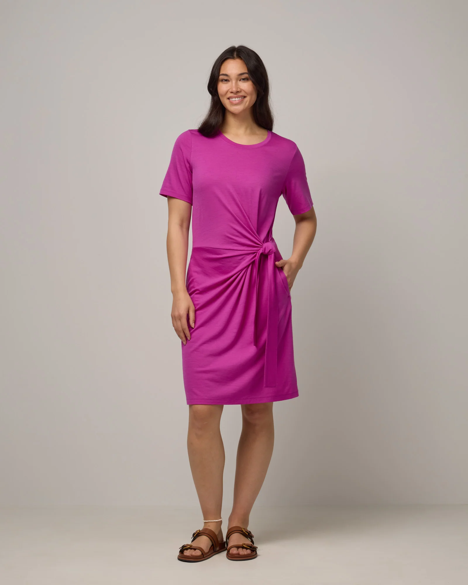 Kelly Faux Tie Dress