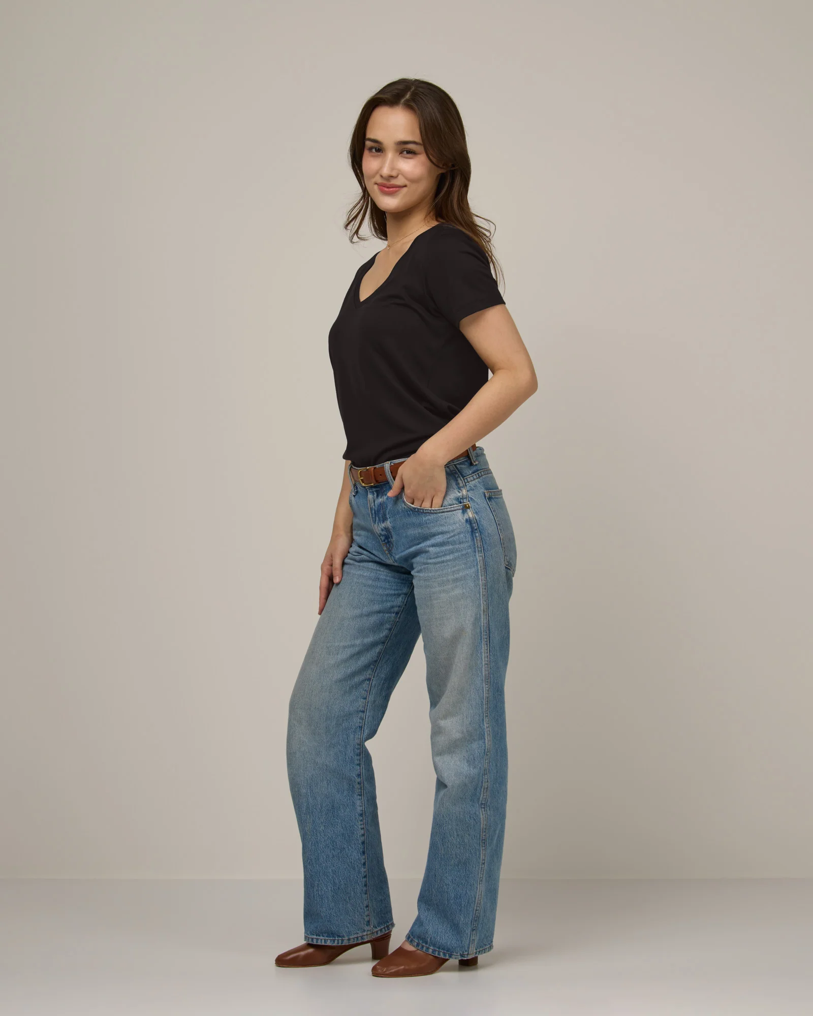 Morgan V-Neck Tee - Image 2