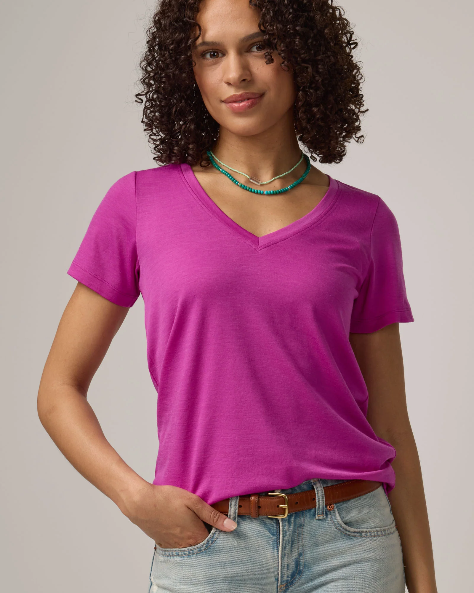Morgan V-Neck Tee