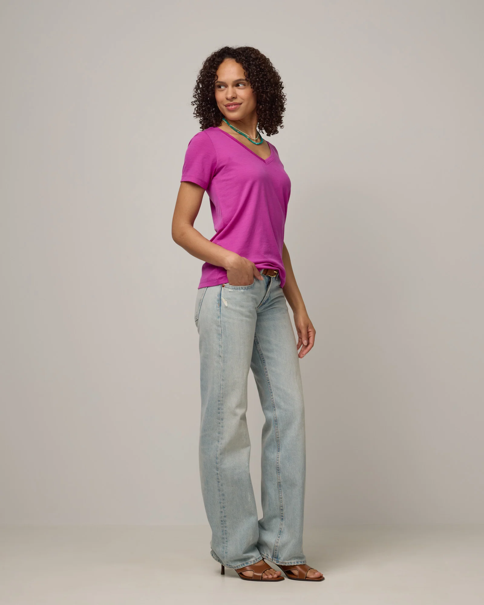 Morgan V-Neck Tee - Image 2