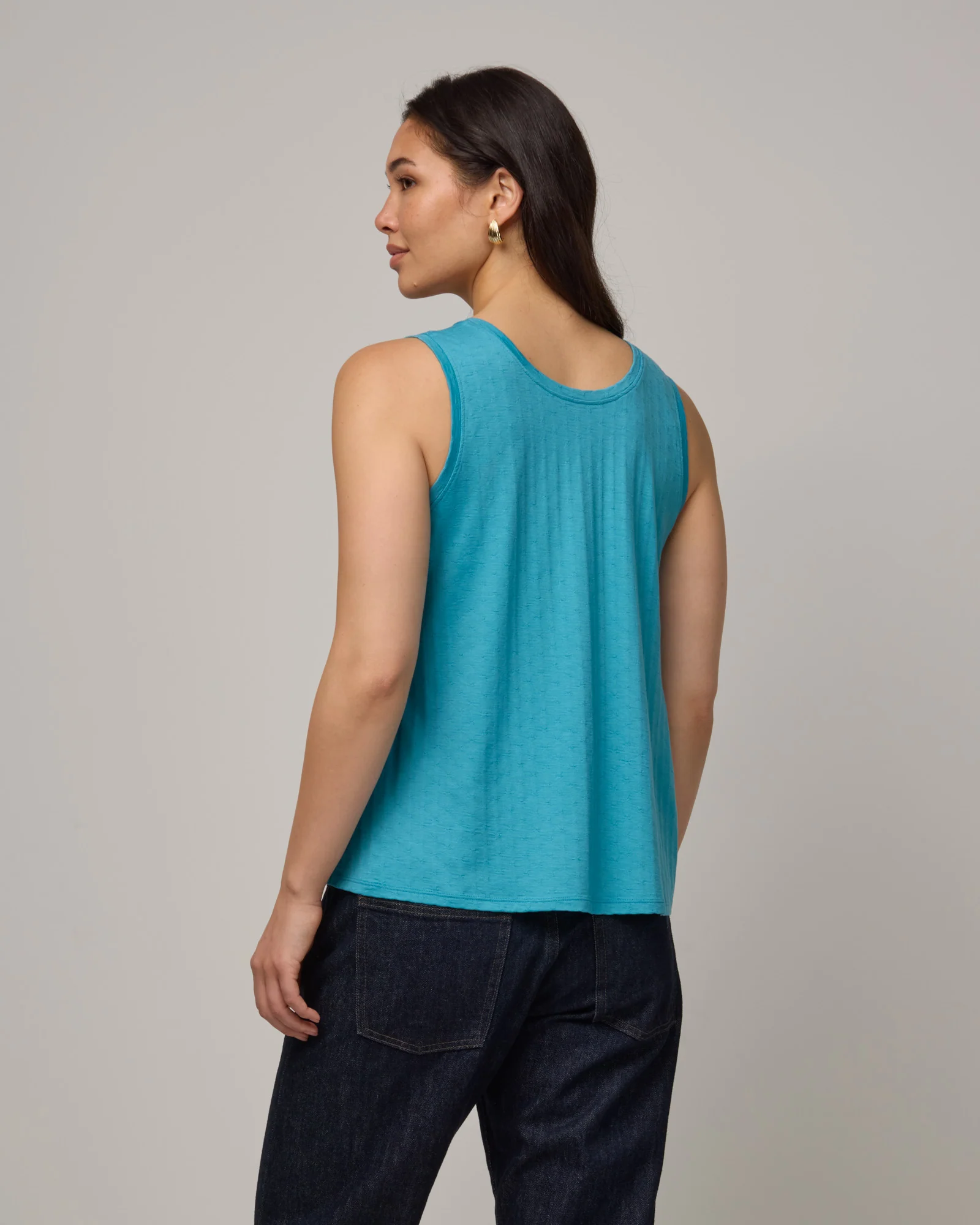 Poppy Jacquard Reversible Tank - Image 2