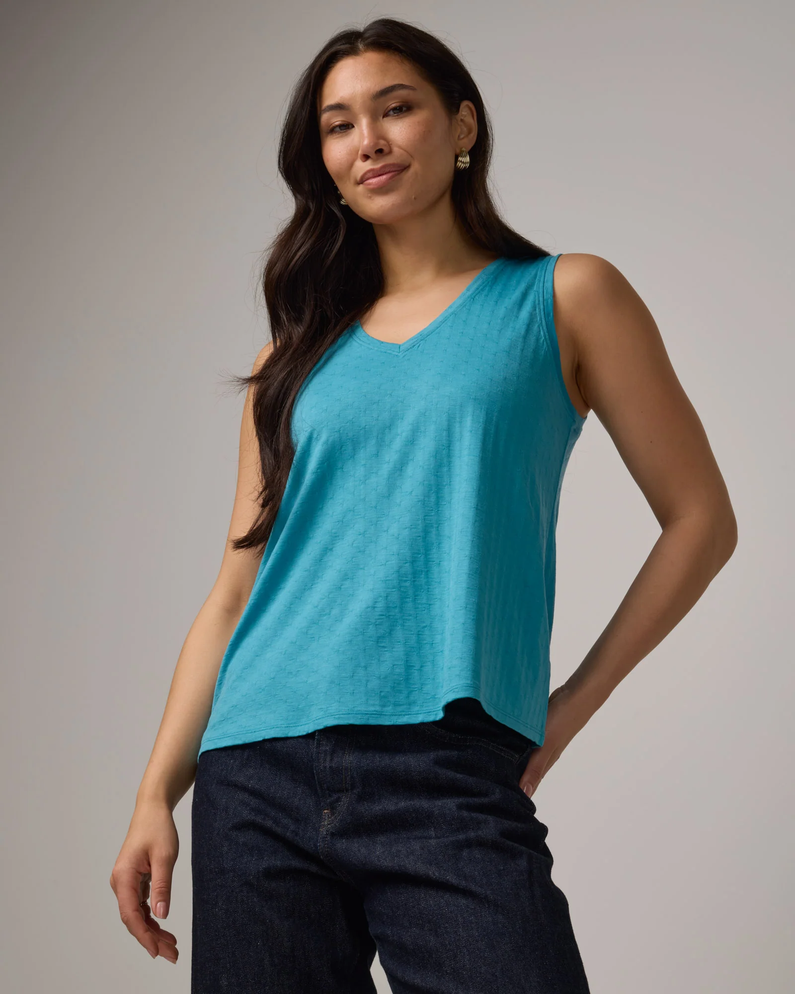 Poppy Jacquard Reversible Tank - Image 6