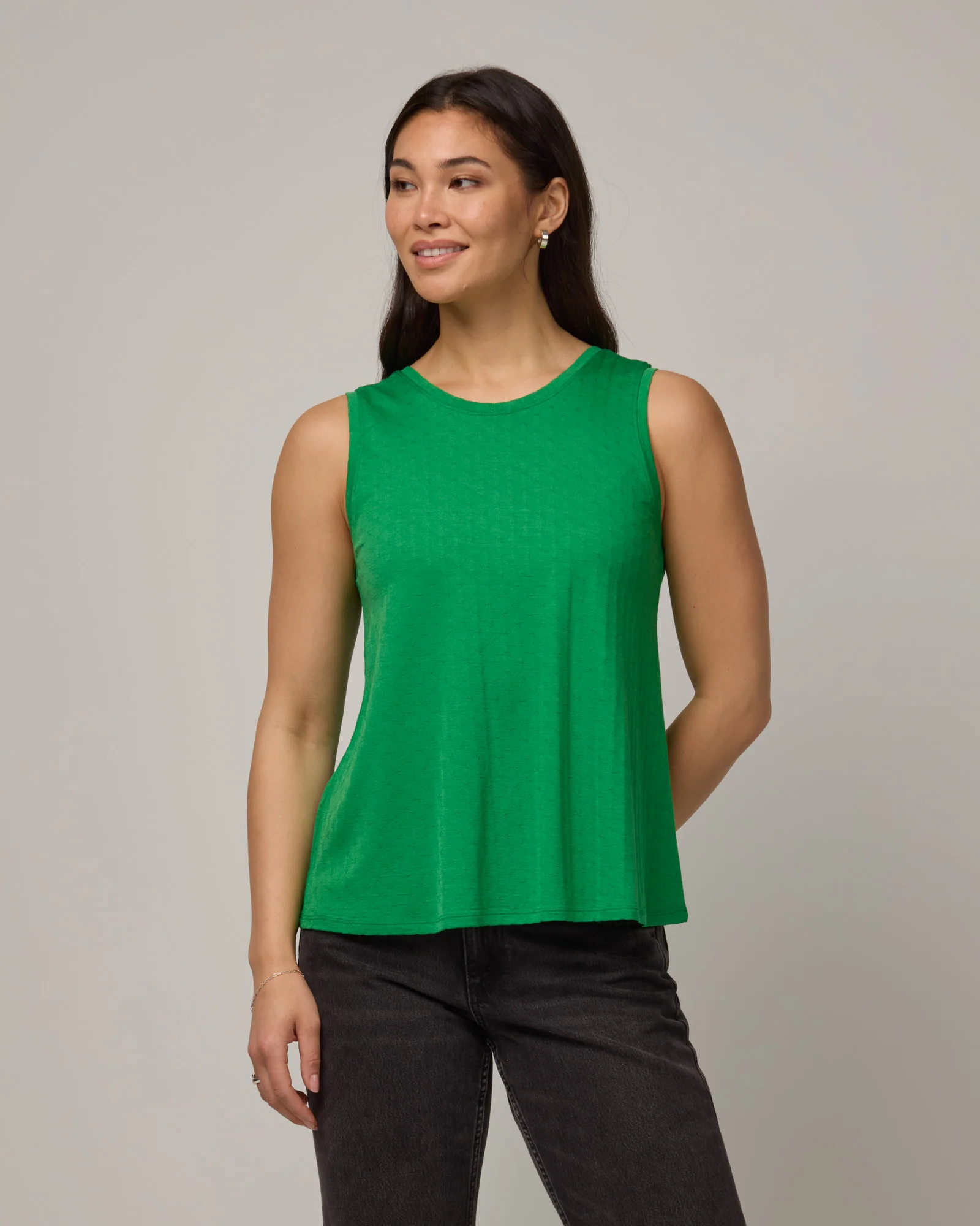 Poppy Jacquard Reversible Tank - Image 2