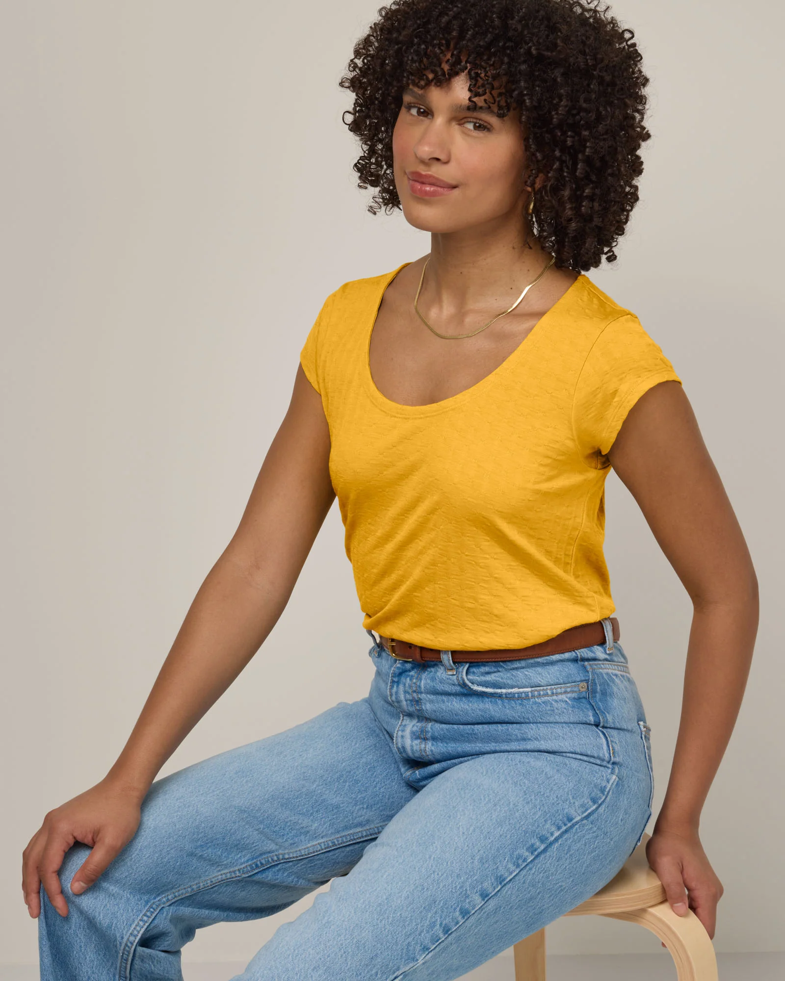 Savanna Cap Sleeve Tee - Image 4