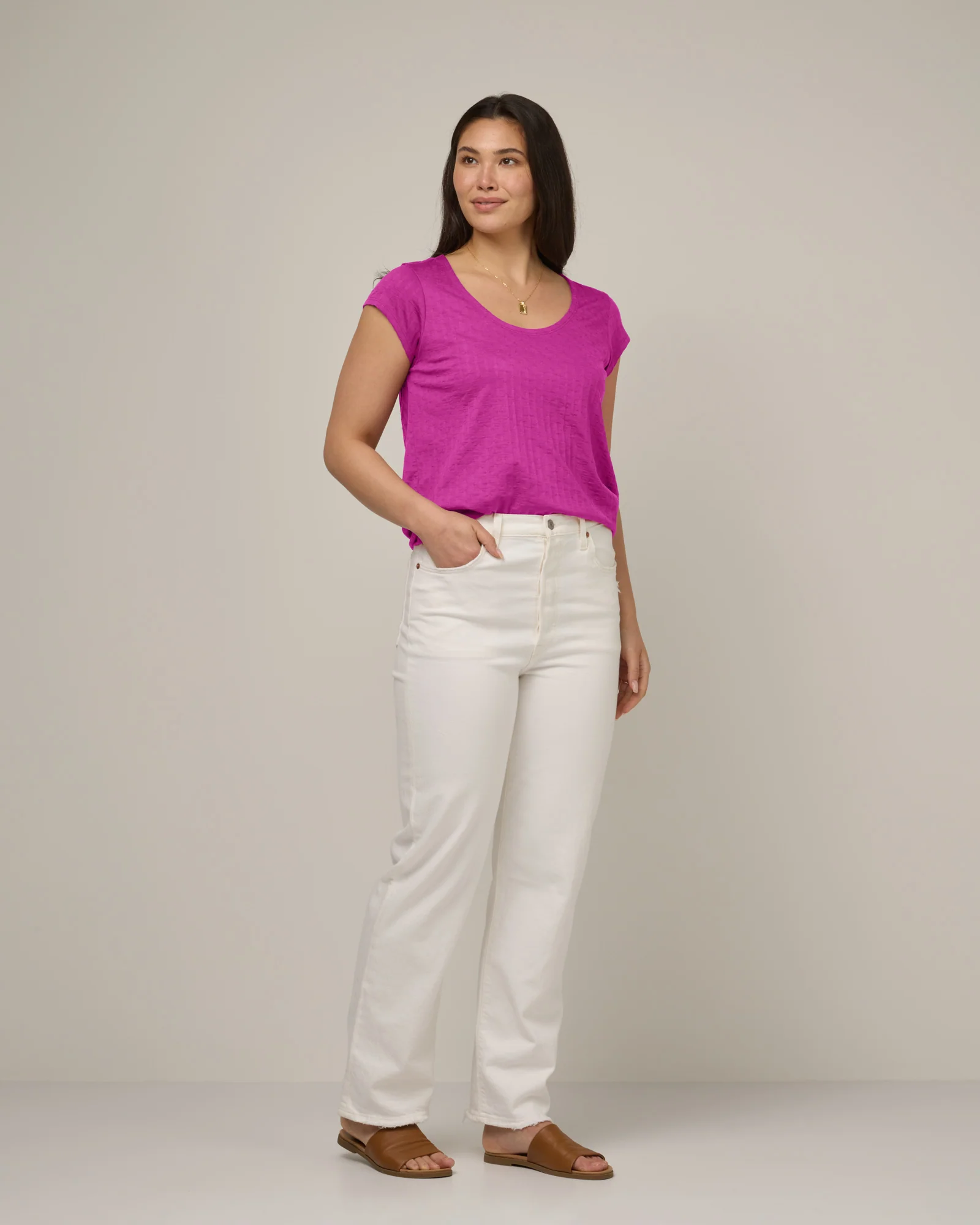 Savanna Cap Sleeve Tee - Image 2