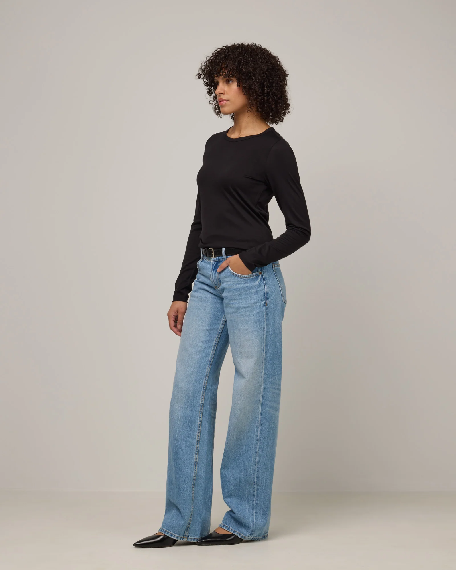 Sloan 100% Wool Fitted Tee - Image 3
