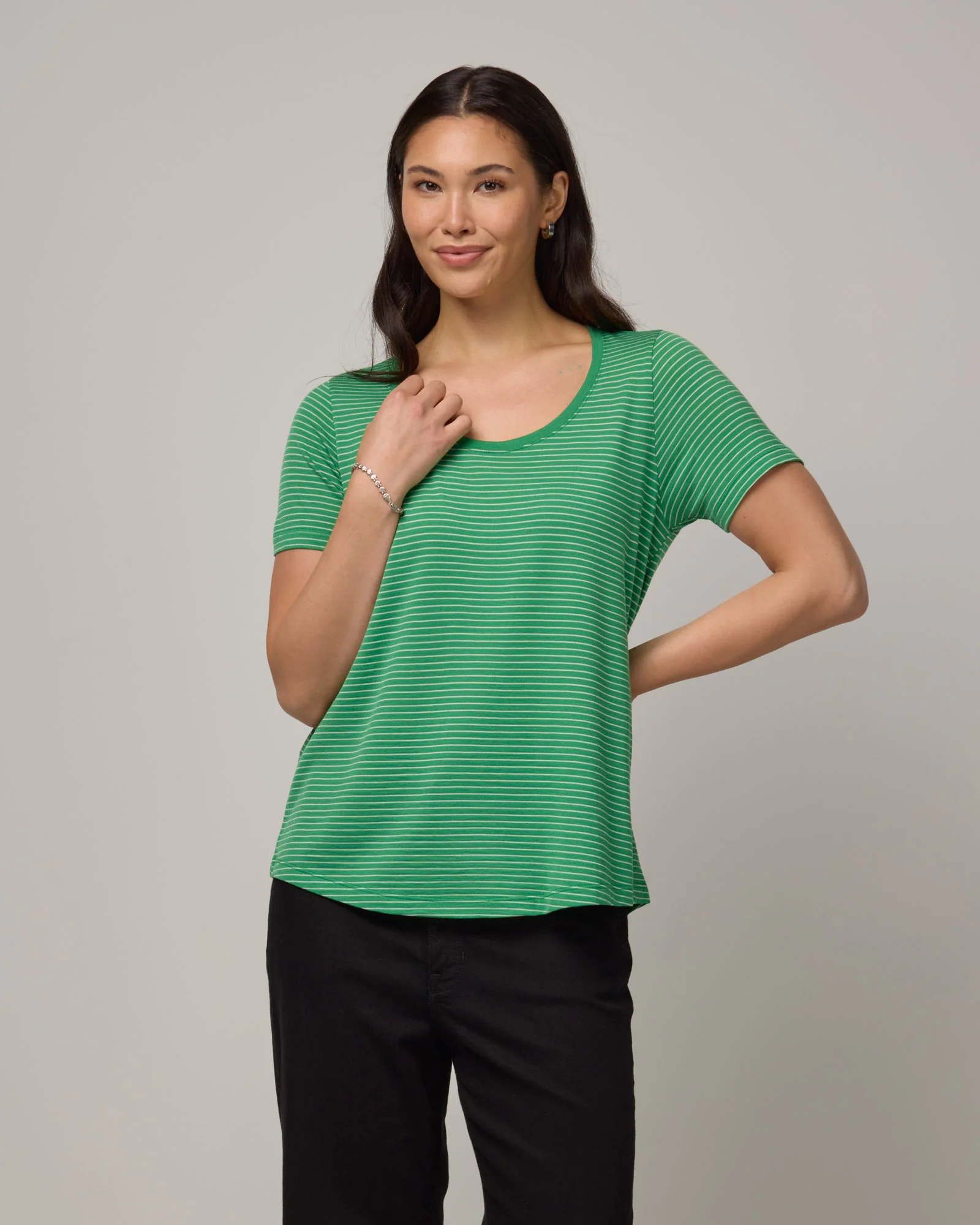 Stella Signature Scoop Neck Tee
