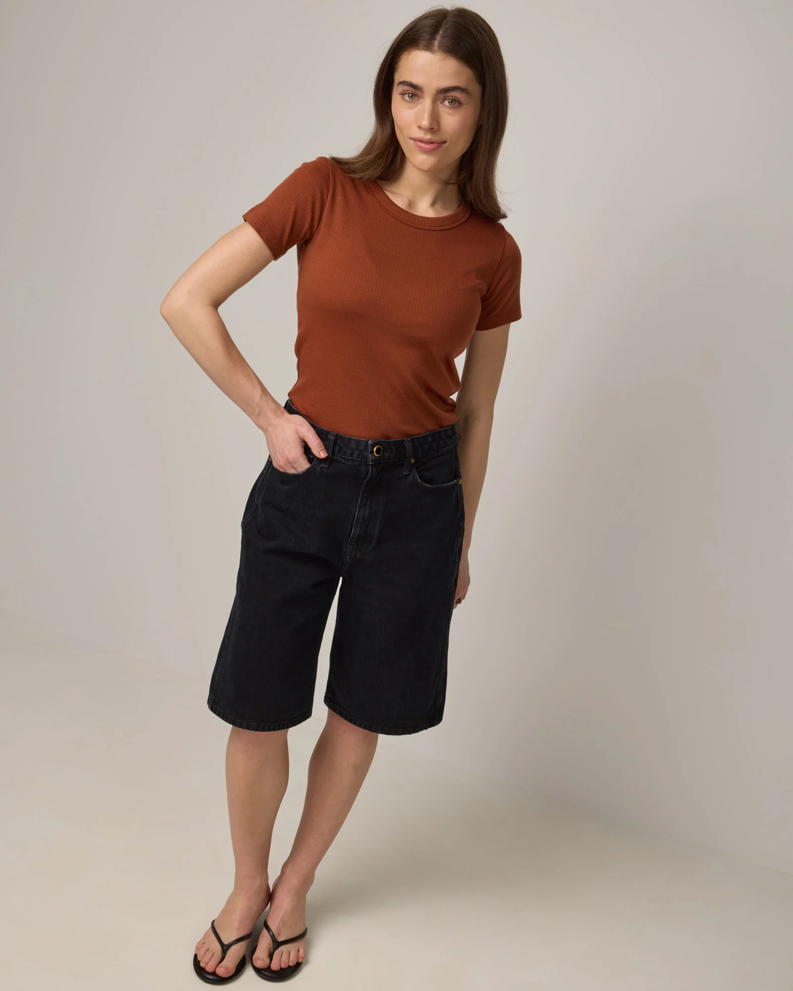 Taylor Ribbed Tee