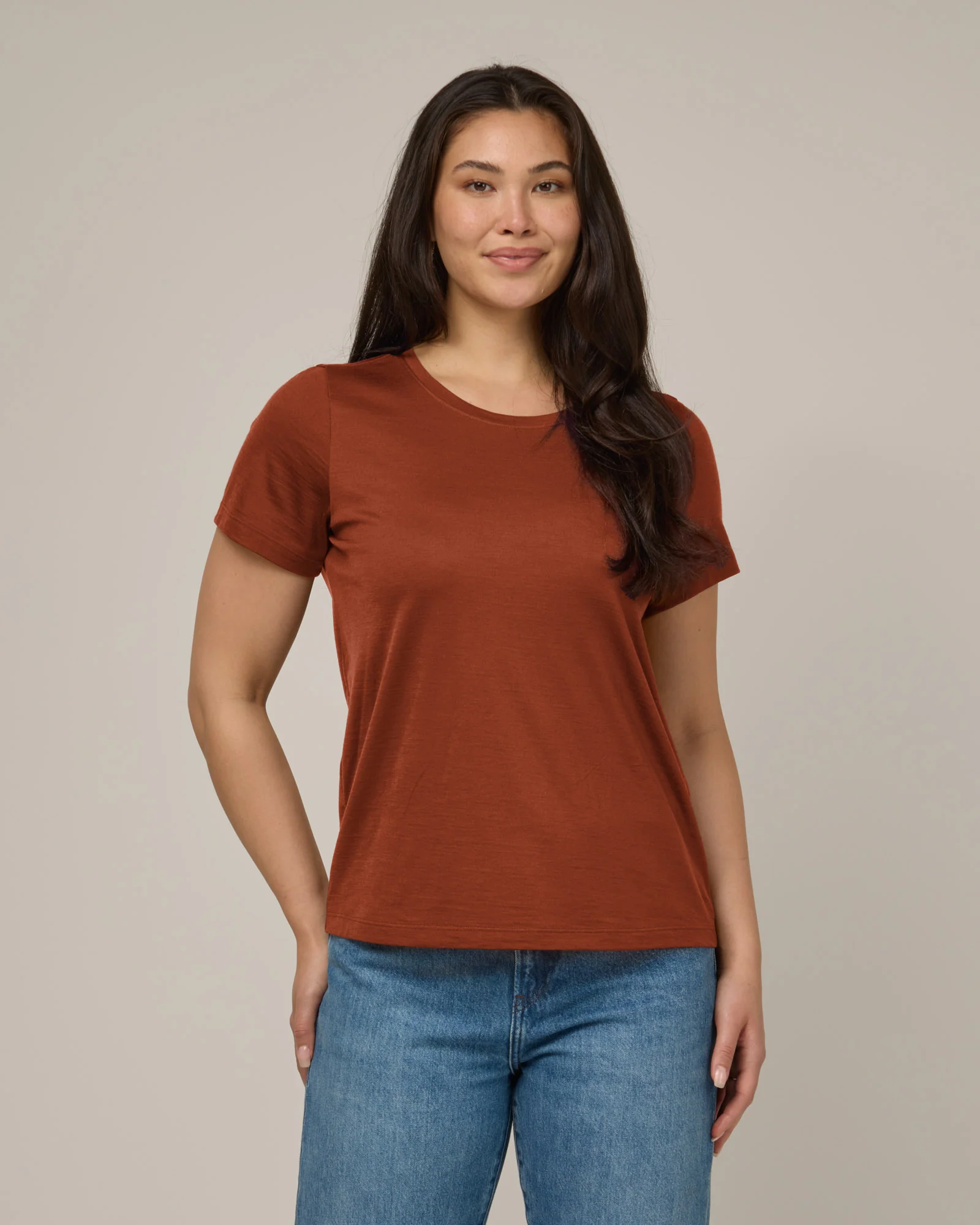Zoe Easy Crew Neck Tee
