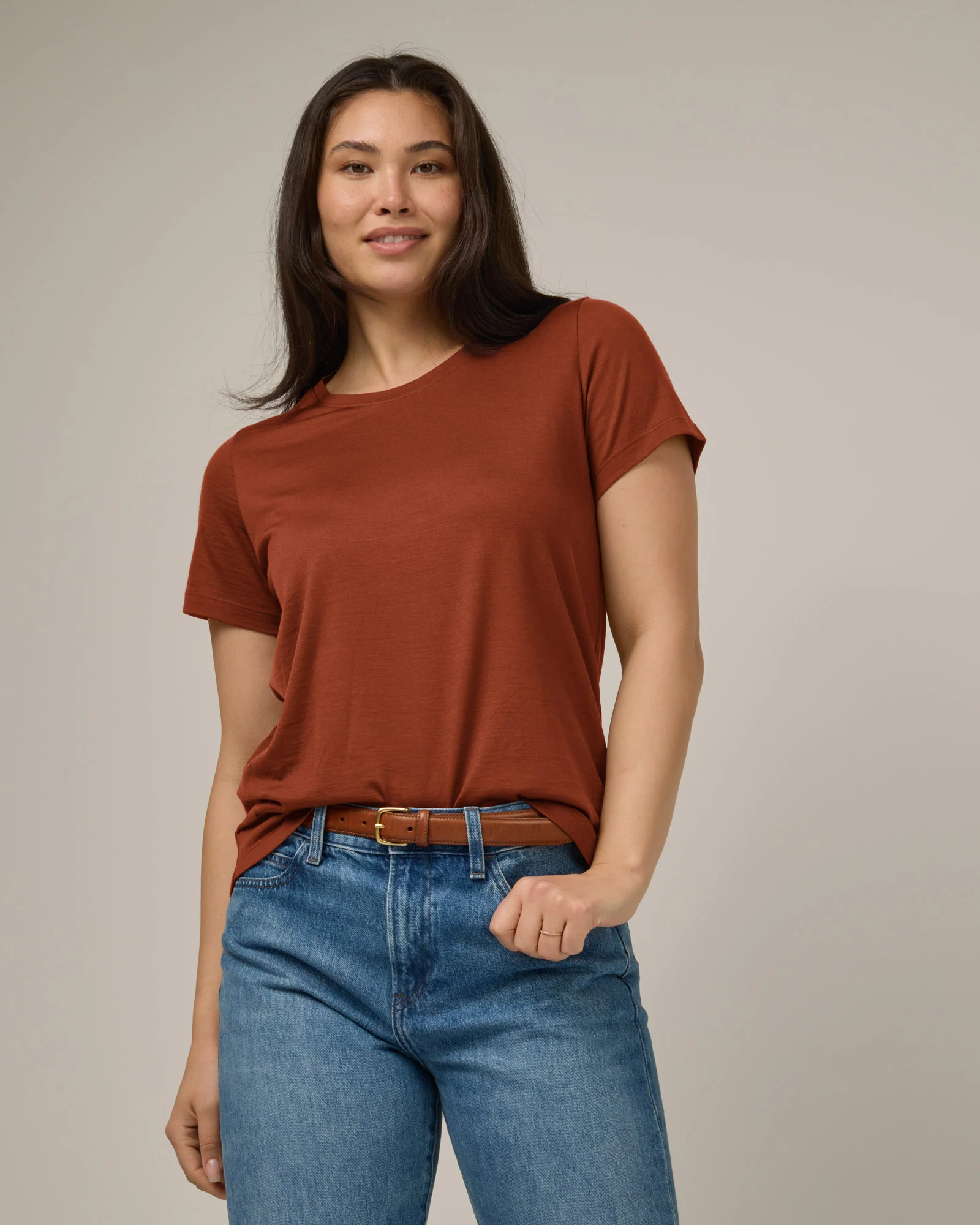 Zoe Easy Crew Neck Tee - Image 4