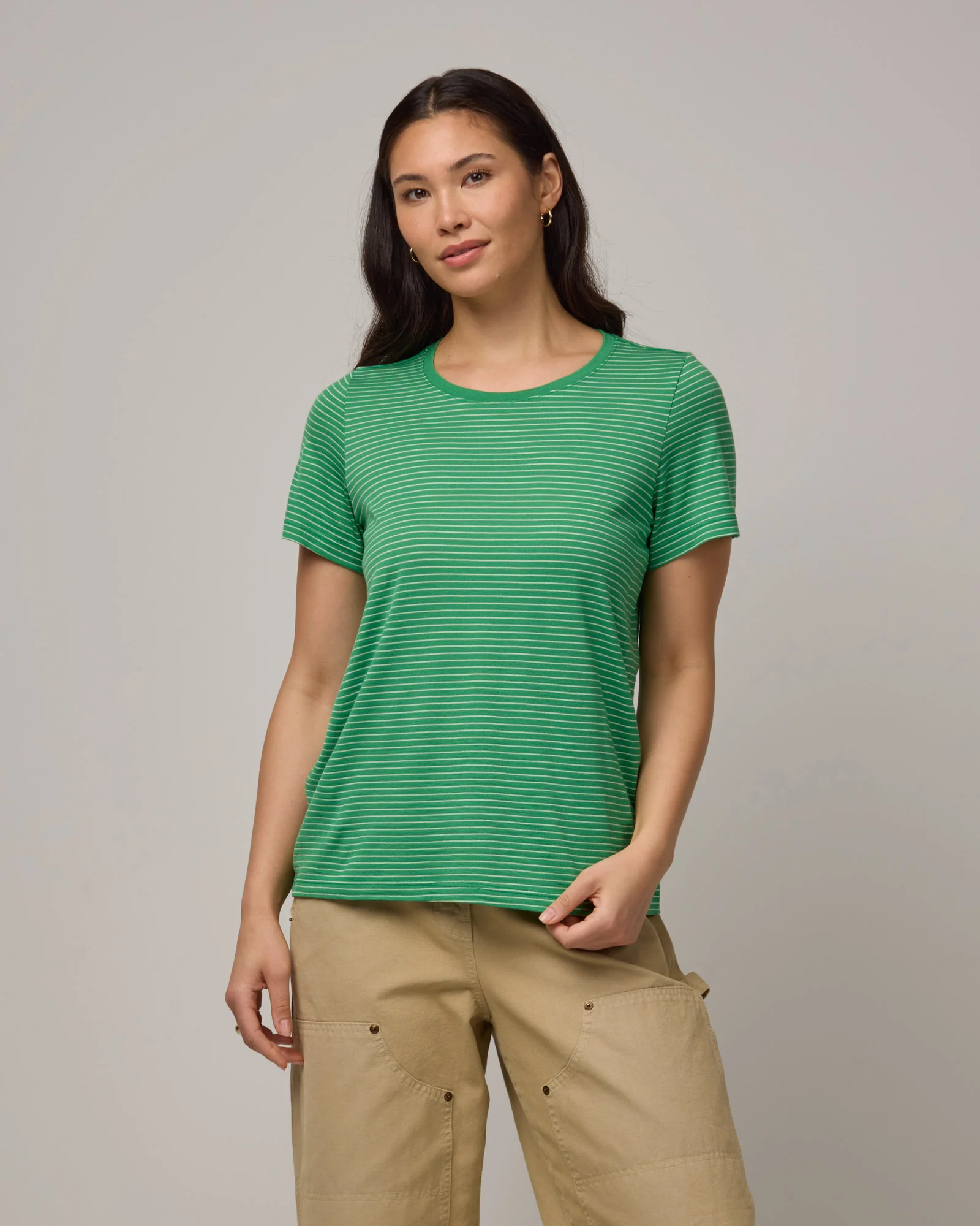 Zoe Easy Crew Neck Tee
